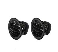 Bocchette Aria Auto Per Opel ADAM Per CORSA D MK3 Per Vauxhall 13417363 2201099 Nero/Cromo A/C Air Vent Copertura Griglia Di Uscita Adatto Alette Regolabili(2PCS Black)