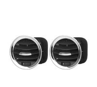 Bocchette Aria Auto Per Opel ADAM Per CORSA D MK3 Per Vauxhall Cromato Cruscotto Aria Condizionata Sfiato Riscaldatore Uscita A/C Copertura Alette Regolabili(2pcs)
