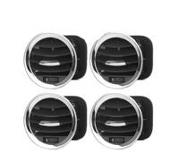 Bocchette Aria Auto Per Opel ADAM Per CORSA D MK3 Per Vauxhall Cromato Cruscotto Aria Condizionata Sfiato Riscaldatore Uscita A/C Copertura Alette Regolabili(4pcs)