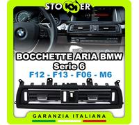Bocchette Aria Condizionata Clima CENTRALI BMW Serie 6 F12 F13 F06 M6 Cromate