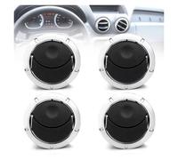 Bocchette Aria Condizionata Per Dacia Per Duster Per Logan Per Sandero Per MK1 Per MK2 4 X Griglia Copertura Della Presa D'aria Dell'aria Condizionata Argento/nero Griglia Presa Aria(4 x Sliver)