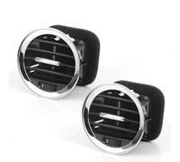 Bocchette Aria Condizionata Per Opel Per Corsa D Per Adam Cruscotto Presa D'aria Aria Condizionata Per Vauxhall Griglia Ventilazione Interna Auto Nera/cromata Griglie Uscita Aria(2 x Full Chrome)