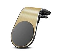 Bocchette Aria Supporto Telefono Auto Porta Calamita per Cellulare Auto Supporto Smartphone per Nissan Ariya 2021-2024, Accessori Auto Portacellulare Auto Universale,Gold
