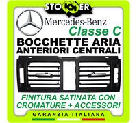 Bocchette Clima AC Aria Condizionata Anteriori Centrali per MERCEDES CLASSE C