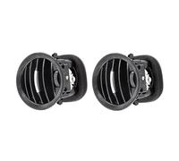 Bocchette Griglie Compatibile Con Opel Per ADAM Per CORSA D Per MK3 Per Vauxhall Copertura Bocchetta Aria Condizionata Nera Argentata Griglia Uscita Accessori Interni(2PCS Sliver)