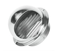 Bocchette in acciaio inox Copertura rotonda for griglia di ventilazione da parete, presa d'aria for intradosso d'aria a naso di toro, copertura for presa d'aria dell'essiccatore(110mm/4.3in)