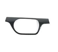 Bocchette sfiato Copertura LHD Console Faro Interruttore Cornice Decorazione Assetto Car Styling Adesivo Interno Compatibile Con Q3 2012 2013 2014 2015 2016(Carbon Fiber Black)