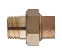Bocchettone a saldare diritto bronzo 1" Ø28 mod. 4000 FRABO