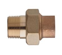 BOCCHETTONE BRONZO RAME A SALDARE FILETTATO MASCHIO COMAP
