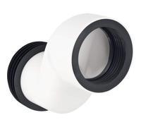 Geberit Monolith tubo di collegamento per WC sospeso, 7cm etagiert, bianco alpino - 131.108.11.1