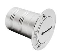 Bocchettone di riempimento for serbatoio di carburante/gas/acqua/rifiuti for barche in acciaio inossidabile 316 da 1-1/2 pollici o 2 pollici, riempimento del ponte del pontone con chiave(50mm)