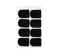 Bocchini Cuscinetti Patch Sassofono Sax Contralto Bocchino Patch Pad per Clarinetto Tenore Soprano Alto(0.5mm Small Oval-Nero)