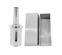 Bocchini per Tromba, Valvola di Riduzione della Pressione del Corno Strumento Ergonomico per la Correzione della Postura Dell'allenatore del Respiro della Bocca del Corno (Argento)