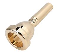Bocchini per Trombone Tenore Grande Bach 5G Bocchino per Trombone con Gambo Grande Placcato Oro, Bocchino per Trombone East Star Pezzi Bocca con Gambo TR03 Metallo 12,7 Mm 5G