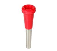 Bocchino ABS & METAL Trumpet, Accessori da Tromba BB 7C 8,7 Cm per Principianti e Giocatori Professionisti (BLACK) (rosso)