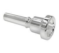 Bocchino baritone placcato argento, diametro interno 2,4 cm, bocchino per trombone tenore, in metallo resistente, camera di risonanza, universale, dimensioni precise, suono morbido, Li Jian, tenore e