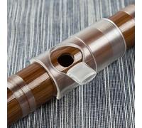 Bocchino guida per flauto in plastica, supporto per l'istruzione del flauto nella fase iniziale e la costruzione del tono su chiave comune (F : chiave trasparente L-C/D)