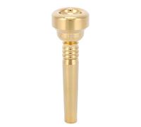 Bocchino in oro, bocchino per tromba Aspetto dorato alla moda Accessori per strumenti musicali per principianti 17C Adatto per gli amanti degli strumenti musicali