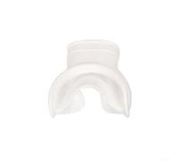 Bocchino in silicone flessibile con supporto lingua, perfetto per gli appassionati di immersioni subacquee (bianco)