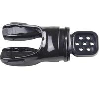 Bocchino modellabile per immersioni subacquee, regolatore in silicone, valvola di morso su misura, a forma di acqua calda, anti-invecchiamento, nero, alla moda intelligente