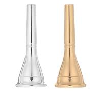 Bocchino per Corno Francese 2 Pezzi Oro Argento Accessorio