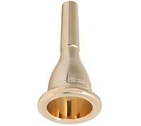 Bocchino per corno, parte tuba Bocchino per strumenti musicali antiusura Bocchino per corno basso Materiale in rame per musicisti avanzati per principianti(oro)
