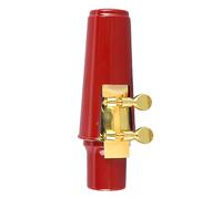 Bocchino Per Sassofono Contralto con Legatura in Metallo, Cuscinetti per Ance e Tappo in Plastica Accessori per Strumenti per Sassofono Contralto di Ricambio(Rosso)