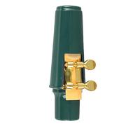 Bocchino Per Sassofono Contralto con Legatura in Metallo, Cuscinetti per Ance e Tappo in Plastica Accessori per Strumenti per Sassofono Contralto di Ricambio(Verde)