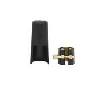 Bocchino Per Sassofono Soprano In Pelle Con Cappuccio Morsetto Con Fibbia In Metallo Clip Accessori Per Strumenti A Fiato Morsetto Con FibbiaClip