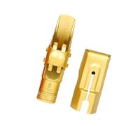 Bocchino per sassofono soprano Sax 5C/6C/7C/8C/9C con cappucci, accessori per strumenti musicali, boccaglio in metallo