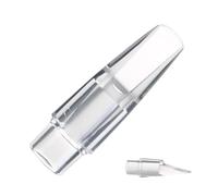 Bocchino Per Sassofono Trasparente - Bocchino Trasparente per Esecuzione Rapida e,Accessorio per Strumenti a Fiato per Musicisti Insegnanti e Principianti,per Principianti Studenti Insegnanti Musicis