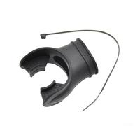 Bocchino per snorkeling con fessura per fascetta per una migliore connessione, materiale in silicone per la sicurezza (B)