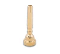 Bocchino per tromba formato Meg 5C da 1 pezzo Bocchino in ottone professionale Accessori per tromba in argento dorato Parti di montaggio per strumenti musicali (Color : Golden color)