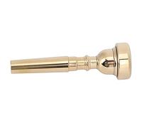 Bocchino per Tromba, Strumento Musicale a Corno Professionale in Ottone, Elegante e di Lunga Durata, Accessori Professionali (Oro 3C)