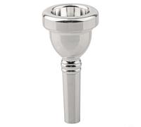Bocchino per trombone contralto 6 1/2AL Coppa in ottone placcato argento per studenti principianti accessorio prestazioni professionali 9,5 x 4,1 cm (argento)