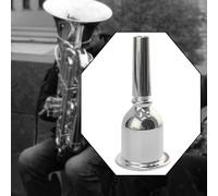 Bocchino per tuba in ottone portatile, regalo per gli amanti della musica,