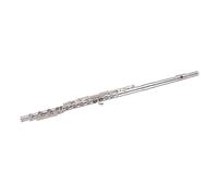 Bocchino professionale per flauto in argento sterling tono C 17 fori doppio strato strumento placcato argento Principiante Flauto