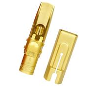 Bocchino professionale per sassofono, dimensioni 5/6/7/8/9, bocchini per sax in ottone con tappi e legature durature