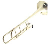Bocchino Professionale Per Trombone Tenore In Sib/Fa Laccato Oro Custodia Professionale Per Trombone