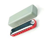 Bocchino rotondo per strumento armonica diatonica blues chiave C a 10 fori Materiale del corpo in metallo Armonica Per Principianti