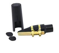 Bocchino Sassofono Tenore, Bocchino di Sax in Plastica con Cuscinetti con Fibbia in Metallo per Giocatori di Sassofono