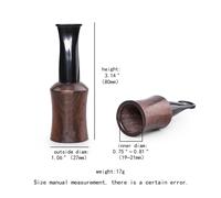 Bocchino Sigaro Legno Ebano Per Uomo Donna Set Portasigari Portatile 4 Dimension