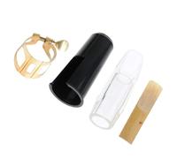Bocchino Trasparente Per Sassofono Contralto Mi Bemolle Set Bocchino Per Sax Con Clip Per Cappuccio E Ancia Sassofono Riparazione Parte