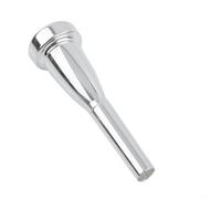 Bocchino Tromba 8.5cm Lega Computer Aid Design | Lega rame, placcatura oro, suono caldo, design stiloso, per livelli intermedi(Silver 7C)