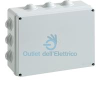 BOCCHIOTTI CASSETTA DERIVAZIONE PARETE IP55 CON VITI METALLICHE E PASSACAVI 240X