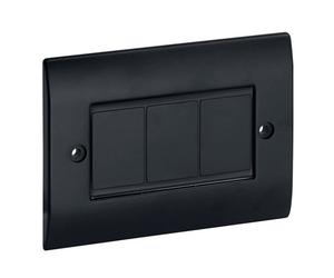 Bocchiotti placca cieca universale nero ardesia 04302