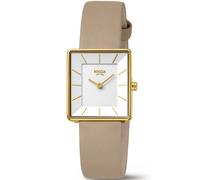 Boccia Titanio Orologio da Donna 3351-04 Rettangolare Bianco Colore Dorato