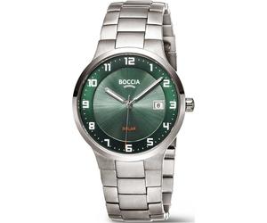 Boccia 3652-04 Orologio Uomo Titanio Solare Vetro zaffiro 39mm 5ATM