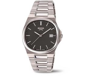 Boccia Orologio analogico da uomo con cinturino in titanio 3657-04