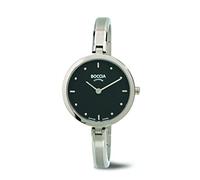 Boccia-Orologio da donna al quarzo con Display analogico e braccialetto in titanio 3248-01 B, colore: argento